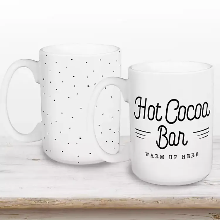 Christmas Dining & Entertaining>Kirklands Home Hot Cocoa Bar Mugs, Set of 2