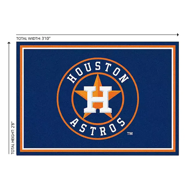 Kirklands Home Houston Astros Spirit Rug, 3x4 New