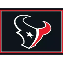Kirklands Home Houston Texans Area Rug, 3x4 Black New