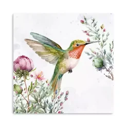 Kirklands Home Hummingbird Wildflower I Canvas Art Print