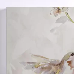 Kirklands Home Hummingbirds in Leaves Canvas Art Prints, Set of 2 White New