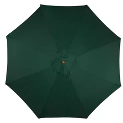 Kirklands Home Hunter 8 ft. Wooden Pulley Umbrella Green Clearance