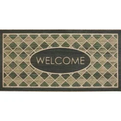 Kirklands Home Hunter Woodgrain Ornamental Entry Doormat Outlet