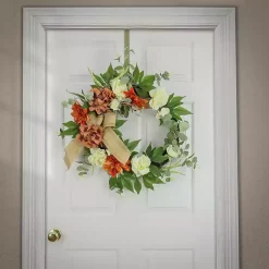 Wreaths>Kirklands Home Hydrangeas and Roses Harvest Wreath
