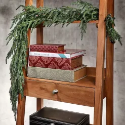 Christmas Arrangements & Garland>Kirklands Home Iced Garden Norfolk Pine Garland Green