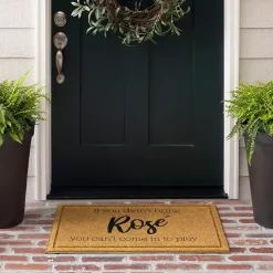 Kirklands Home If You Didn't Bring Rose Welcome Mat Best