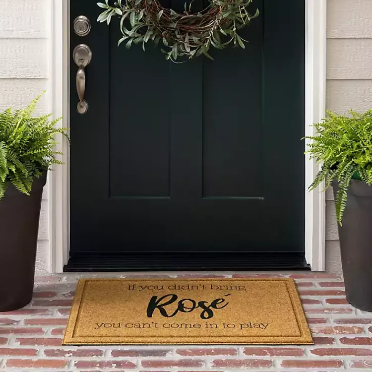 Kirklands Home If You Didn't Bring Rose Welcome Mat Best