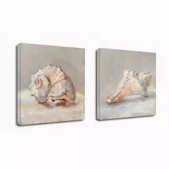 Kirklands Home Impressionist Shell Canvas Art Prints, Set of 2 Tan Online
