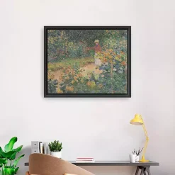 Kirklands Home In the Garden Framed Canvas Art Print Green