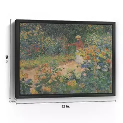 Kirklands Home In the Garden Framed Canvas Art Print Green