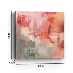Kirklands Home Incendies Canvas Art Print Pink Outlet