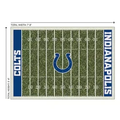 Kirklands Home Indianapolis Colts Home Field Area Rug, 6x8 Blue Hot