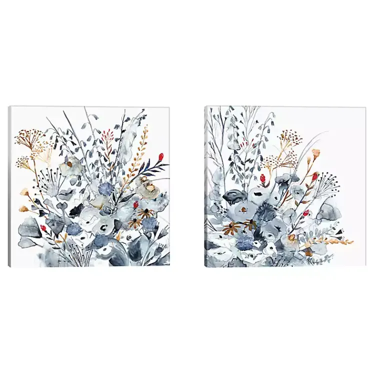 Kirklands Home Indigo and Ochre 2-pc. Canvas Art Set Outlet