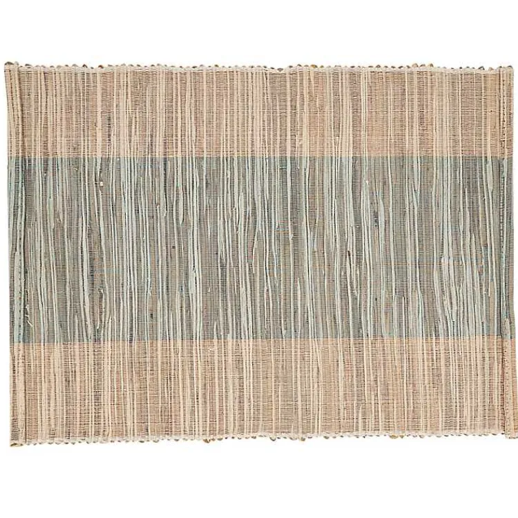 Kirklands Home Indigo Banded 4-pc. Placemat Set Outlet