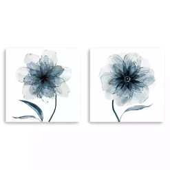 Kirklands Home Indigo Bloom Canvas Art Prints, Set of 2 Sale