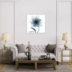 Kirklands Home Indigo Bloom II Canvas Art Print New