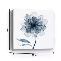 Kirklands Home Indigo Bloom IV Giclee Canvas Art Clearance