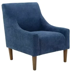 Kirklands Home Indigo Upholstered Shea Accent Chair Blue Discount