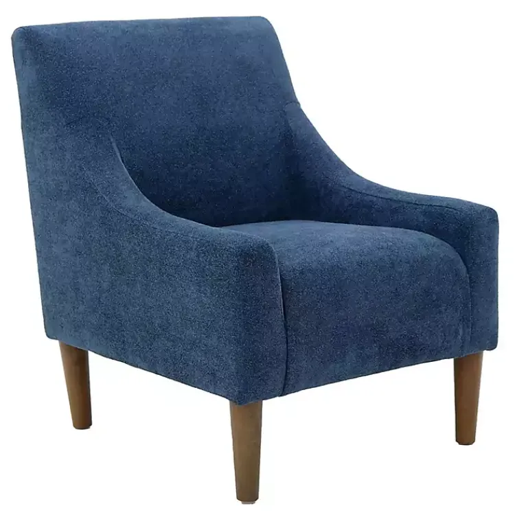 Kirklands Home Indigo Upholstered Shea Accent Chair Blue Discount