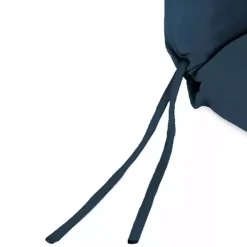 Kirklands Home Indigo Canvas French Edge Outdoor Chair Cushion Blue Best