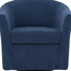 Kirklands Home Indigo Chloe Swivel Accent Chair Blue Online