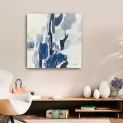 Kirklands Home Indigo Mosaic Canvas Art Print Hot