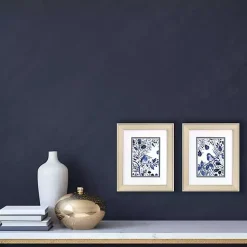 Kirklands Home Indigo Song Framed Art Prints, Set of 2 Clearance