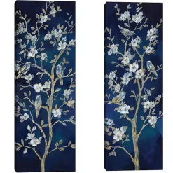 Kirklands Home Indigo Spring I & II Canvas Art Prints, Set of 2 Blue