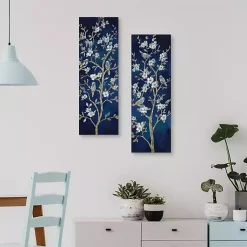 Kirklands Home Indigo Spring I & II Canvas Art Prints, Set of 2 Blue