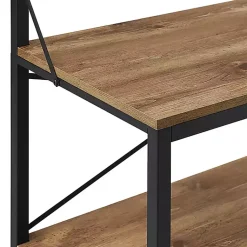 Kirklands Home Industrial Metal and Barnwood Hall Tree Discount