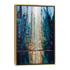 Kirklands Home Infinite Reflection Abstract Canvas Framed Art Hot