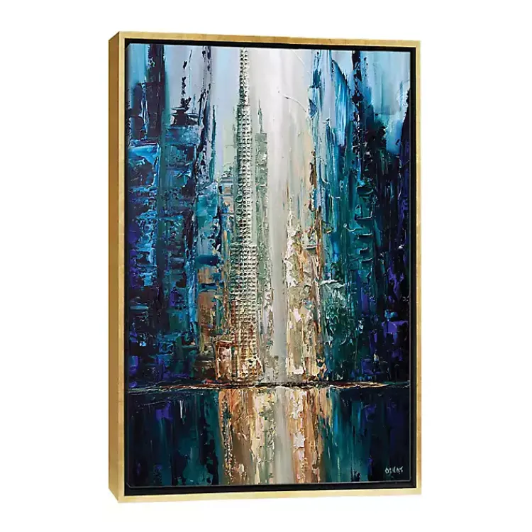 Kirklands Home Infinite Reflection Abstract Canvas Framed Art Hot