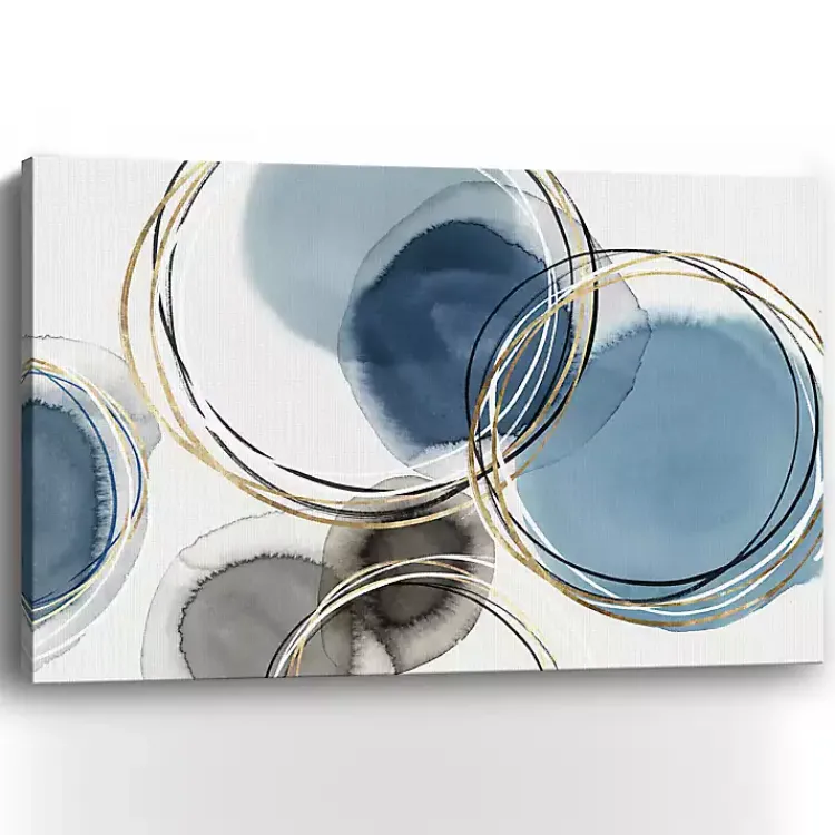Kirklands Home Infinity Indigo II Abstract Canvas Art Print Blue Online