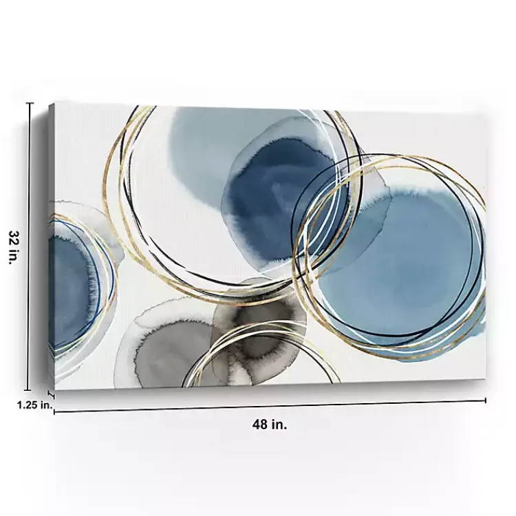 Kirklands Home Infinity Indigo II Canvas Art Print