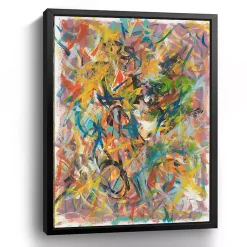 Kirklands Home Inside Out No. 2 Framed Giclee Canvas Art Print Clearance