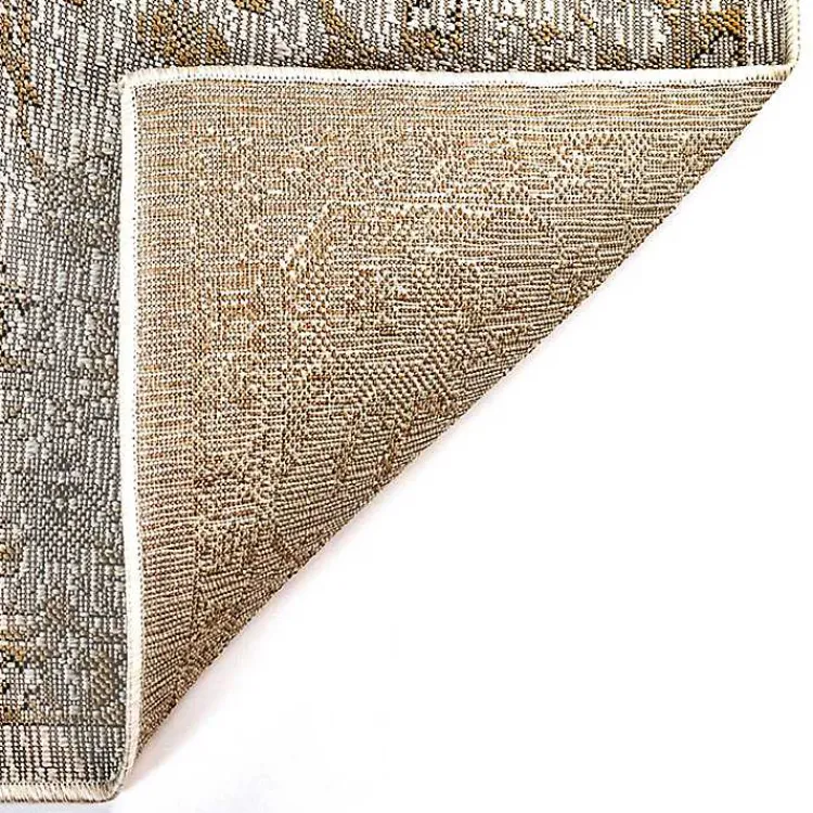 Kirklands Home Irene Yellow Daffodil Outdoor Area Rug, 6x9 Sale