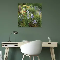 Kirklands Home Irises and Oxeye Daisies Canvas Art Print Multi Sale