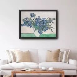 Kirklands Home Irises II Framed Canvas Art Print, 42x32 in. Sale