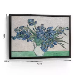 Kirklands Home Irises II Framed Canvas Art Print, 42x32 in. Sale