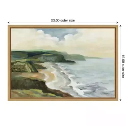 Kirklands Home Irish Coast Framed Canvas Art Print