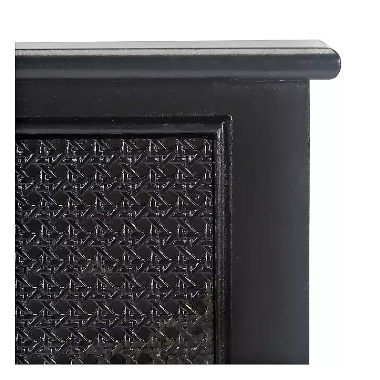 Kirklands Home Irma Textured Drawers Console Table Black Sale
