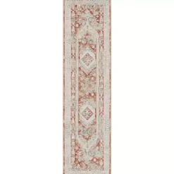 Kirklands Home Irsia Rust Traditional Serged Runner, 2x8 Online