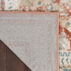 Kirklands Home Irsia Rust Traditional Serged Runner, 2x8 Online