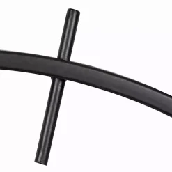 Kirklands Home Isaac Black Modern Wall Clock