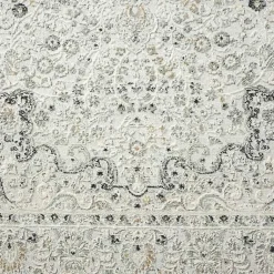 Kirklands Home Isabella Gray and Ivory Area Rug, 4x6 Sale