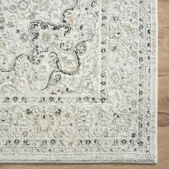 Kirklands Home Isabella Gray and Ivory Area Rug, 5x7 Sale