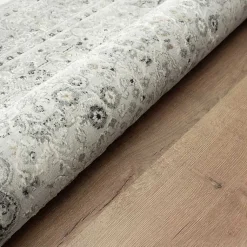 Kirklands Home Isabella Gray and Ivory Area Rug, 5x7 Sale