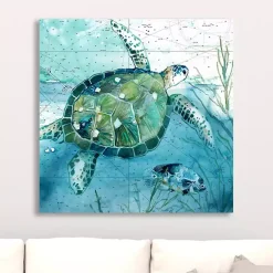 Kirklands Home Island Swim I Giclee Canvas Art Print Hot
