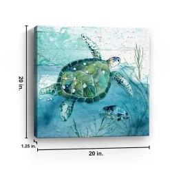 Kirklands Home Island Swim I Giclee Canvas Art Print Hot