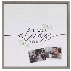 Kirklands Home It Was Always You Framed Wall Plaque White Discount